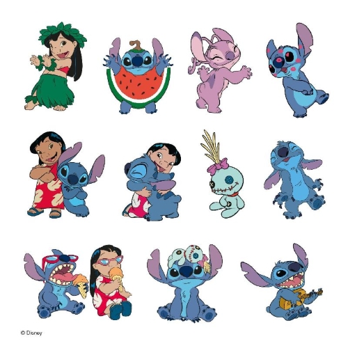 Buchcover und Innenansicht für das Buch: Disney Stitch: Die große Stitch-Box