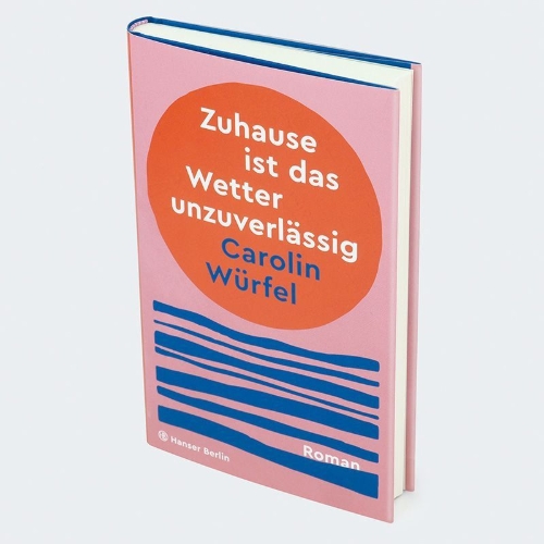 Buchcover und Innenansicht für das Buch: Zuhause ist das Wetter unzuverlässig