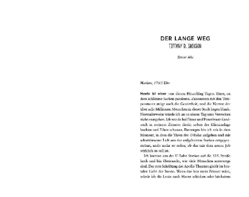 Buchcover und Innenansicht für das Buch: Blackout