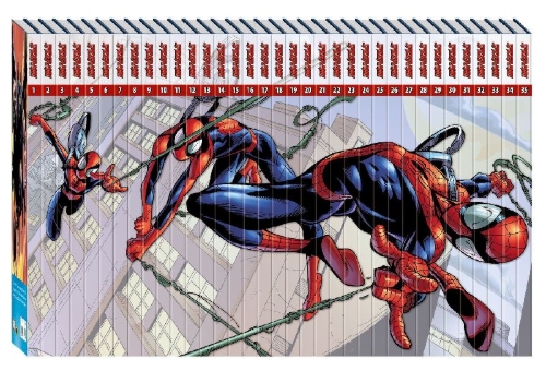 Buchcover und Innenansicht für das Buch: Die ultimative Spider-Man-Comic-Kollektion
