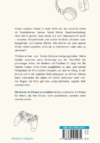 Buchcover und Innenansicht für das Buch: Die Kunst im Chaos zu erziehen