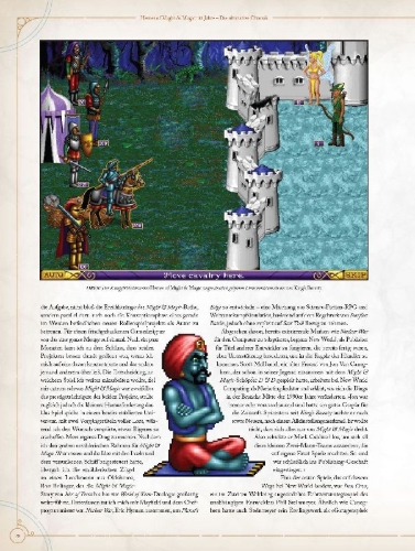 Buchcover und Innenansicht für das Buch: Heroes of Might and Magic: 30th Anniversary Retrospective