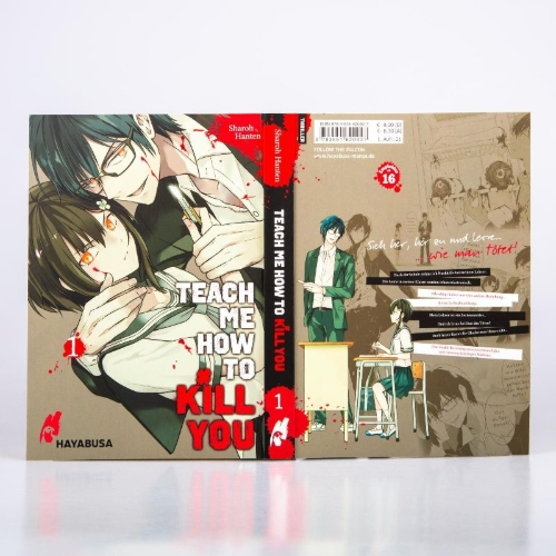 Buchcover und Innenansicht für das Buch: Sensei no yasashi koroshi kata