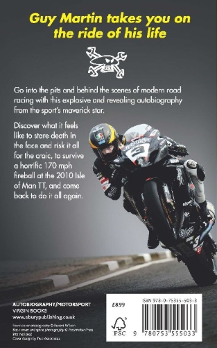 Buchcover und Innenansicht für das Buch: Guy Martin: My Autobiography
