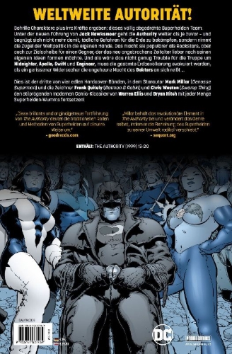 Buchcover und Innenansicht für das Buch: The Authority #13-#20