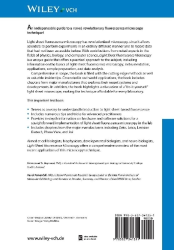 Buchcover und Innenansicht für das Buch: Light Sheet Fluorescence Microscopy