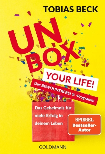 Buchcover und Innenansicht für das Buch: Unbox Your Life!