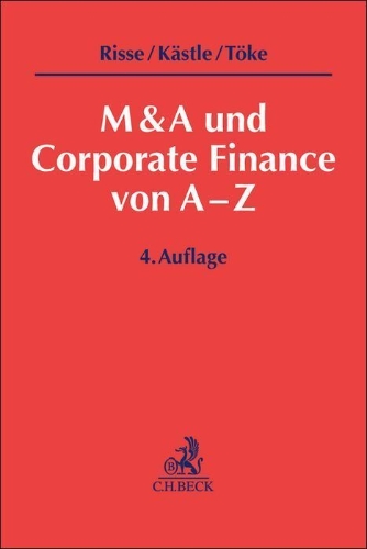 Buchcover und Innenansicht für das Buch: M&A und Corporate Finance von A-Z