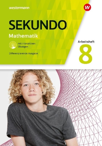 Buchcover und Innenansicht für das Buch: Sekundo 8. Arbeitsheft mit  interaktiven Übungen. Allgemeine Ausgabe