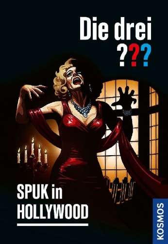 Buchcover und Innenansicht für das Buch: Die drei ??? Spuk in Hollywood