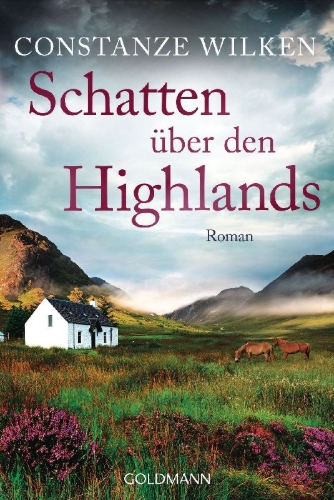 Buchcover und Innenansicht für das Buch: Schatten über den Highlands