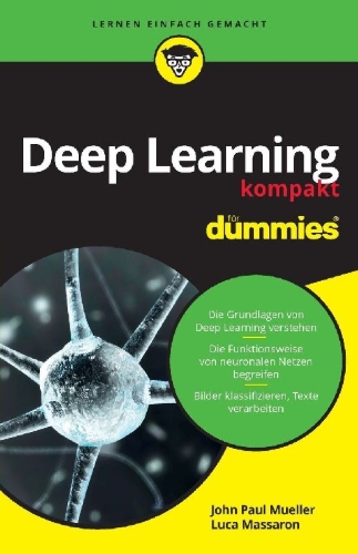 Buchcover und Innenansicht für das Buch: Deep Learning kompakt für Dummies
