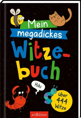 Buchcover und Innenansicht für das Buch: Mein megadickes Witzebuch