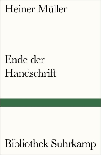 Buchcover und Innenansicht für das Buch: Ende der Handschrift