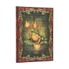 Buchcover und Innenansicht für das Buch: 12-Monatskalender 2027 Die Brüder Grimm, Froschkönig Midi Verso