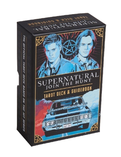 Buchcover und Innenansicht für das Buch: Supernatural Tarot Deck And Guidebook