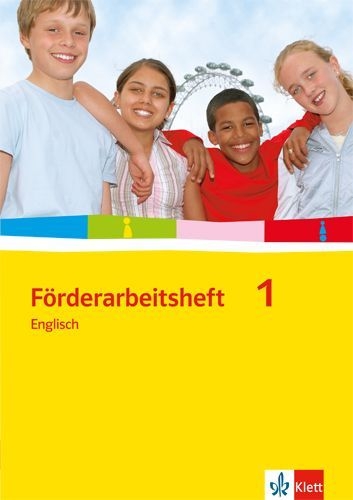 Buchcover und Innenansicht für das Buch: Förderarbeitsheft 1 - Englisch. Schülerausgabe
