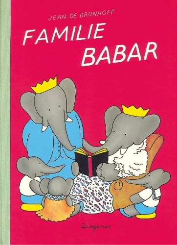Buchcover und Innenansicht für das Buch: Babar en famille