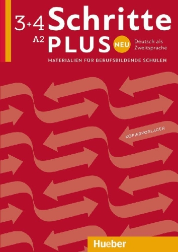 Buchcover und Innenansicht für das Buch: Schritte plus Neu 3+4 A2 Deutsch als Zweitsprache. Kopiervorlagen