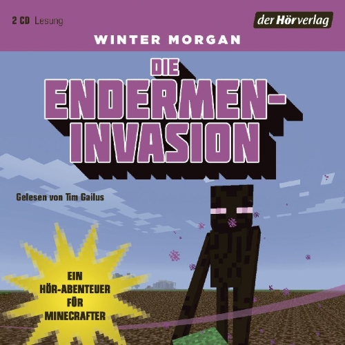 Buchcover und Innenansicht für das Buch: Die Endermen-Invasion