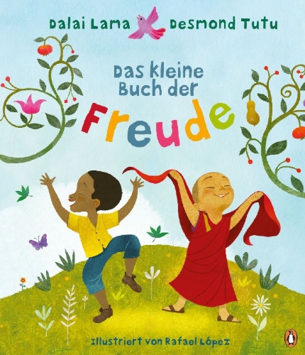 Buchcover und Innenansicht für das Buch: The Little Book of Joy