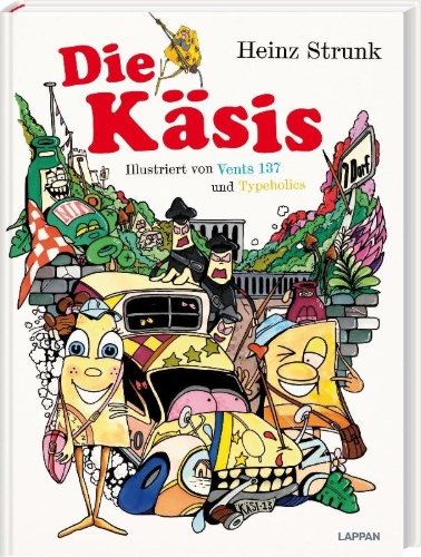 Buchcover und Innenansicht für das Buch: Die Käsis