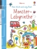 Buchcover und Innenansicht für das Buch: Mein Wisch-und-weg-Buch: Monster-Labyrinthe