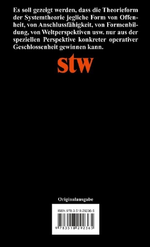 Buchcover und Innenansicht für das Buch: Geschlossenheit und Offenheit
