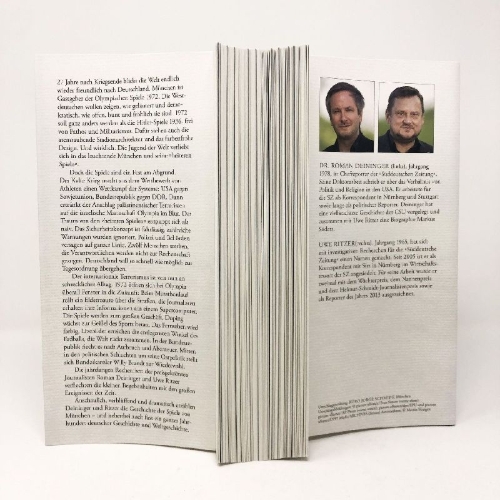 Buchcover und Innenansicht für das Buch: Die Spiele des Jahrhunderts