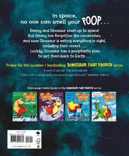 Buchcover und Innenansicht für das Buch: The Dinosaur that Pooped a Planet!