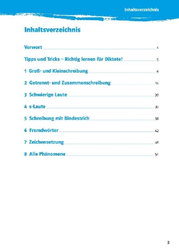 Buchcover und Innenansicht für das Buch: 10-Minuten-Training Deutsch Rechtschreibung Diktate 7./8. Klasse