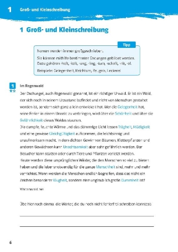 Buchcover und Innenansicht für das Buch: 10-Minuten-Training Deutsch Rechtschreibung Diktate 7./8. Klasse