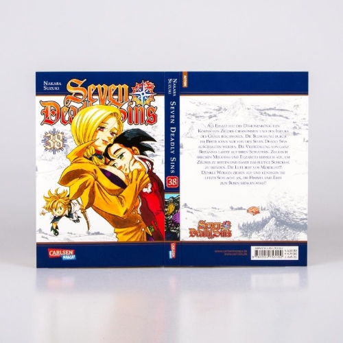 Buchcover und Innenansicht für das Buch: Nanatsu no Taizai