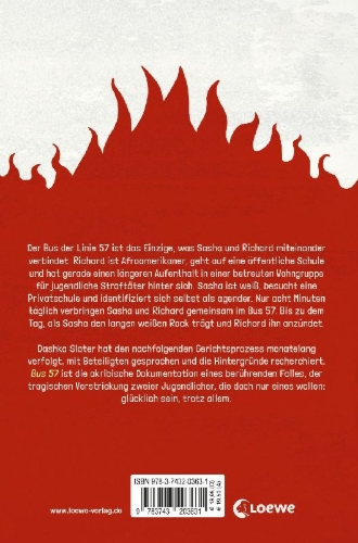 Buchcover und Innenansicht für das Buch: The 57 Bus
