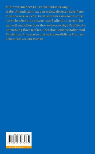 Buchcover und Innenansicht für das Buch: Isabel Allende - Vida y espiritus.
