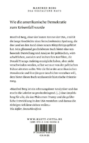 Buchcover und Innenansicht für das Buch: Das gespaltene Haus