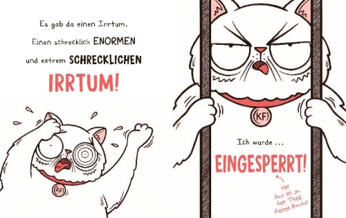 Buchcover und Innenansicht für das Buch: Worst Pets Ever - Locked up!