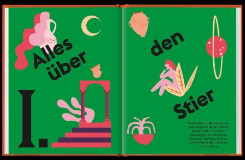 Buchcover und Innenansicht für das Buch: SEEING STARS Taurus
