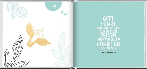 Buchcover und Innenansicht für das Buch: Was ich dir wünsche zur Konfirmation