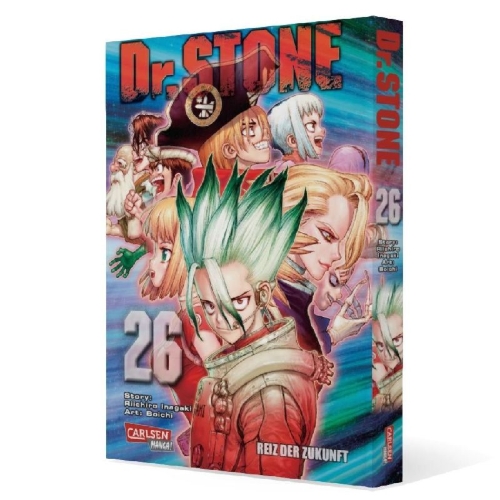 Buchcover und Innenansicht für das Buch: Dr. Stone