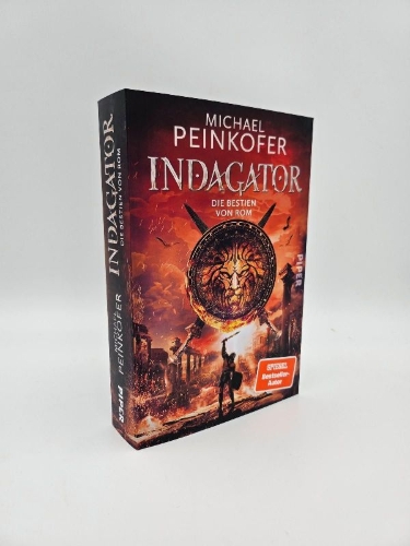 Buchcover und Innenansicht für das Buch: Indagator - Die Bestien von Rom