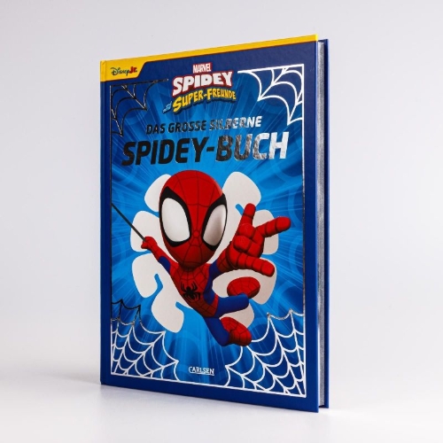 Buchcover und Innenansicht für das Buch: Marvel: Das große silberne Spidey-Buch