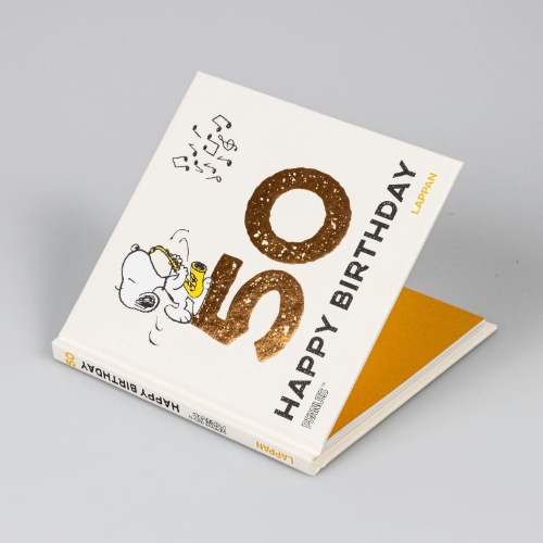 Buchcover und Innenansicht für das Buch: Peanuts Geschenkbuch: Happy Birthday zum 50. Geburtstag