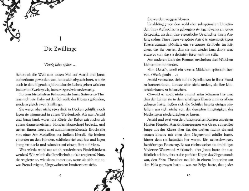 Buchcover und Innenansicht für das Buch: The Cursed Melodies