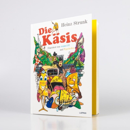 Buchcover und Innenansicht für das Buch: Die Käsis