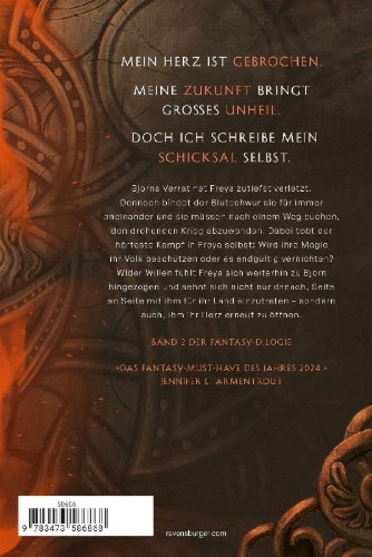 Buchcover und Innenansicht für das Buch: A Curse Carved in Bone
