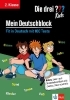 Buchcover und Innenansicht für das Buch: Die drei ??? Kids: Mein Deutschblock 2. Klasse
