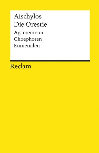 Buchcover und Innenansicht für das Buch: Die Orestie