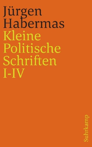 Buchcover und Innenansicht für das Buch: Kleine Politische Schriften (I-IV)