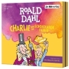 Buchcover und Innenansicht für das Buch: Charlie and the Chocolate Factory (Puffin/PRH UK)
